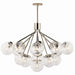 Myhouse Lighting Kichler - 52702PNCLR - 16 Light Chandelier Convertible - Silvarious - Polished Nickel