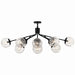 Myhouse Lighting Kichler - 52703BK - 12 Light Linear Chandelier Convertible - Silvarious - Black