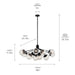 Myhouse Lighting Kichler - 52703BK - 12 Light Linear Chandelier Convertible - Silvarious - Black