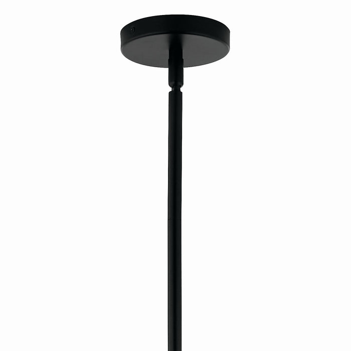 Myhouse Lighting Kichler - 52703BKCLR - 12 Light Linear Chandelier Convertible - Silvarious - Black