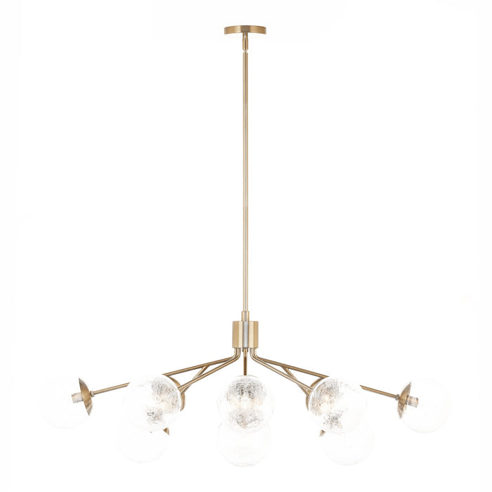 Myhouse Lighting Kichler - 52703CPZ - 12 Light Linear Chandelier Convertible - Silvarious - Champagne Bronze