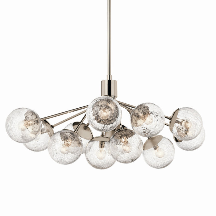 Myhouse Lighting Kichler - 52703PN - 12 Light Linear Chandelier Convertible - Silvarious - Polished Nickel