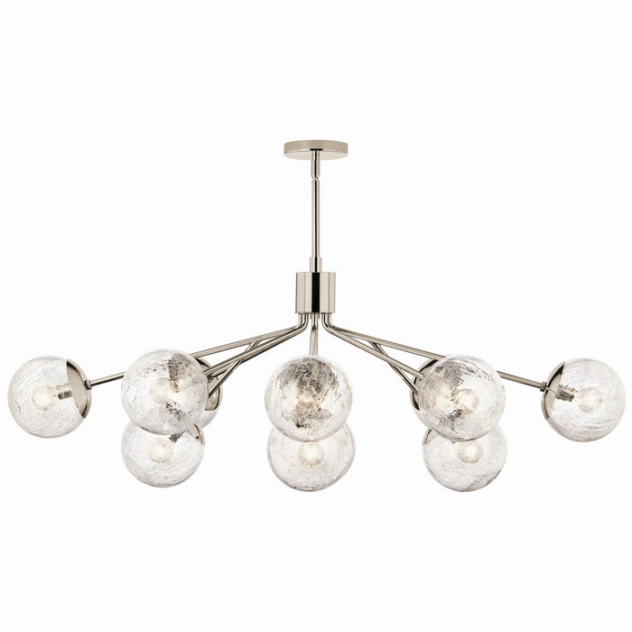 Myhouse Lighting Kichler - 52703PN - 12 Light Linear Chandelier Convertible - Silvarious - Polished Nickel
