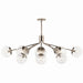 Myhouse Lighting Kichler - 52703PNCLR - 12 Light Linear Chandelier Convertible - Silvarious - Polished Nickel