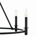 Myhouse Lighting Kichler - 52705BK - Six Light Chandelier - Carrick - Black