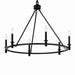 Myhouse Lighting Kichler - 52705BK - Six Light Chandelier - Carrick - Black