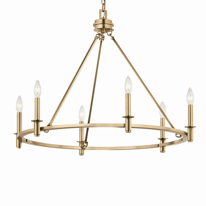 Myhouse Lighting Kichler - 52705CPZ - Six Light Chandelier - Carrick - Champagne Bronze