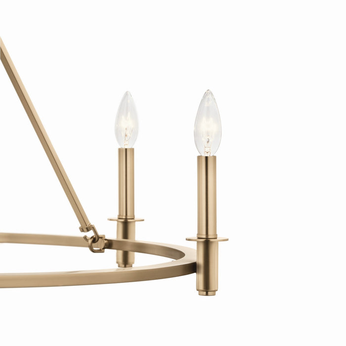 Myhouse Lighting Kichler - 52705CPZ - Six Light Chandelier - Carrick - Champagne Bronze