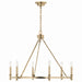 Myhouse Lighting Kichler - 52705CPZ - Six Light Chandelier - Carrick - Champagne Bronze