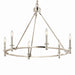 Myhouse Lighting Kichler - 52705PN - Six Light Chandelier - Carrick - Polished Nickel