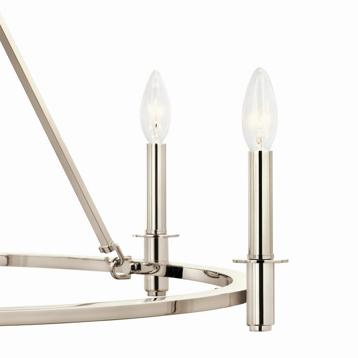 Myhouse Lighting Kichler - 52705PN - Six Light Chandelier - Carrick - Polished Nickel