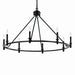 Myhouse Lighting Kichler - 52706BK - Eight Light Chandelier - Carrick - Black