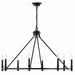 Myhouse Lighting Kichler - 52706BK - Eight Light Chandelier - Carrick - Black