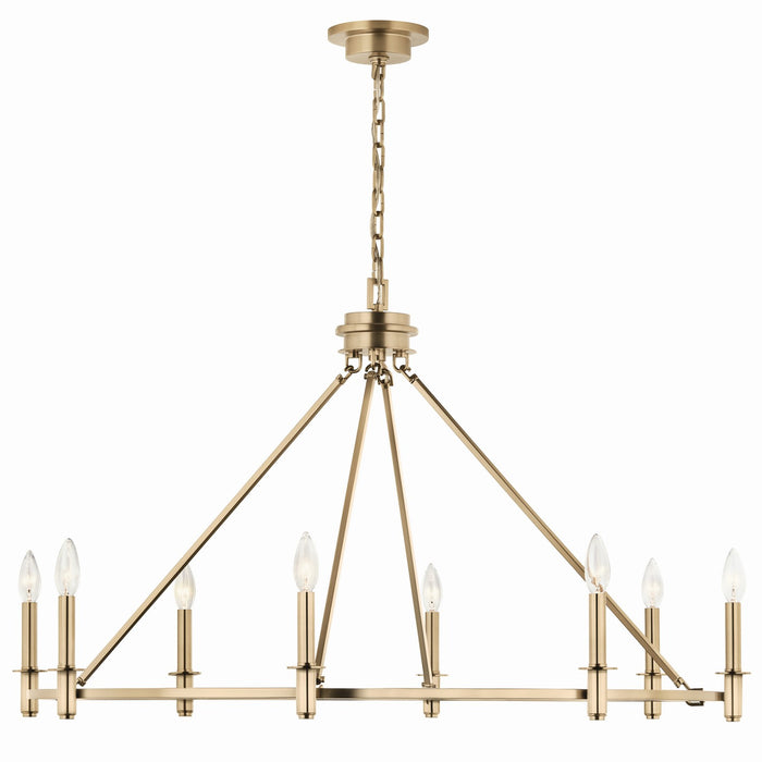 Myhouse Lighting Kichler - 52706CPZ - Eight Light Chandelier - Carrick - Champagne Bronze