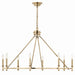 Myhouse Lighting Kichler - 52706CPZ - Eight Light Chandelier - Carrick - Champagne Bronze