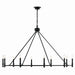 Myhouse Lighting Kichler - 52707BK - Ten Light Chandelier - Carrick - Black