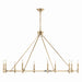 Myhouse Lighting Kichler - 52707CPZ - Ten Light Chandelier - Carrick - Champagne Bronze