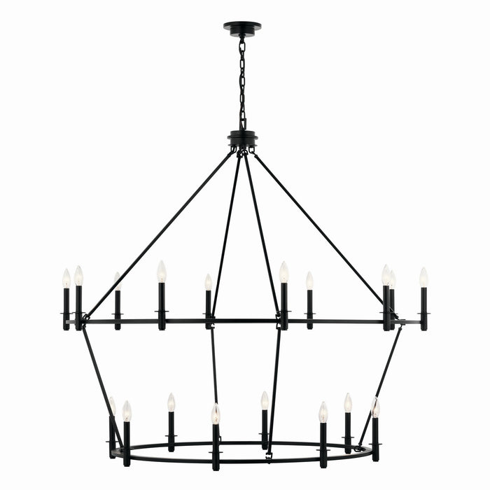 Myhouse Lighting Kichler - 52708BK - 18 Light Chandelier - Carrick - Black