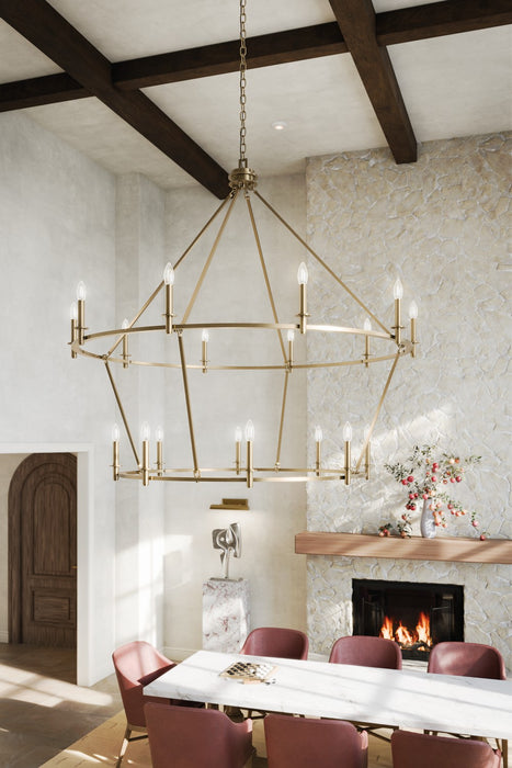 Myhouse Lighting Kichler - 52708CPZ - 18 Light Chandelier - Carrick - Champagne Bronze