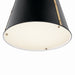 Myhouse Lighting Kichler - 52710BK - One Light Pendant - Etcher - Black