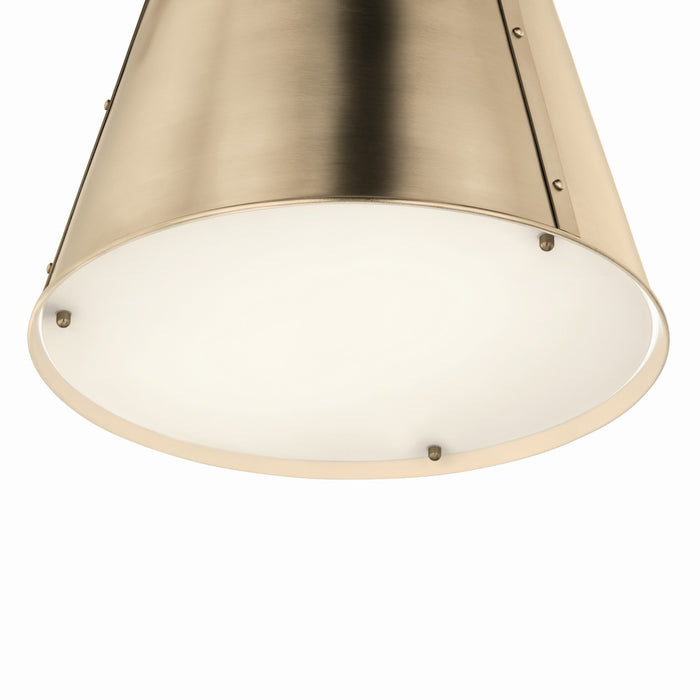 Myhouse Lighting Kichler - 52710CPZ - One Light Pendant - Etcher - Champagne Bronze