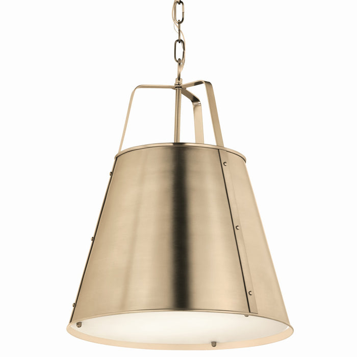 Myhouse Lighting Kichler - 52711CPZ - Two Light Pendant - Etcher - Champagne Bronze