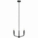 Myhouse Lighting Kichler - 52716BK - Four Light Chandelier/Semi Flush Mount - Madden - Black