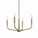 Myhouse Lighting Kichler - 52716CPZ - Four Light Chandelier/Semi Flush Mount - Madden - Champagne Bronze