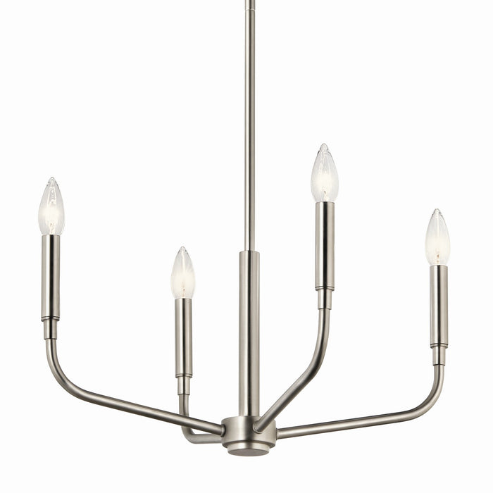 Myhouse Lighting Kichler - 52716NI - Four Light Chandelier/Semi Flush Mount - Madden - Brushed Nickel