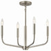 Myhouse Lighting Kichler - 52716NI - Four Light Chandelier/Semi Flush Mount - Madden - Brushed Nickel