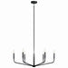 Myhouse Lighting Kichler - 52718BK - Six Light Chandelier - Madden - Black