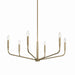 Myhouse Lighting Kichler - 52718CPZ - Six Light Chandelier - Madden - Champagne Bronze