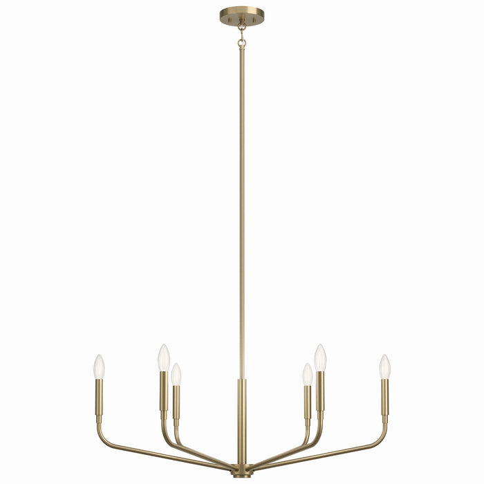 Myhouse Lighting Kichler - 52718CPZ - Six Light Chandelier - Madden - Champagne Bronze