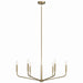 Myhouse Lighting Kichler - 52718CPZ - Six Light Chandelier - Madden - Champagne Bronze