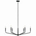 Myhouse Lighting Kichler - 52719BK - Six Light Chandelier - Madden - Black