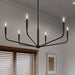 Myhouse Lighting Kichler - 52719BK - Six Light Chandelier - Madden - Black