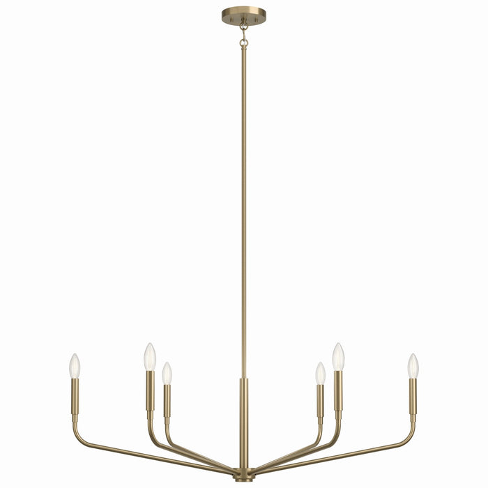 Myhouse Lighting Kichler - 52719CPZ - Six Light Chandelier - Madden - Champagne Bronze