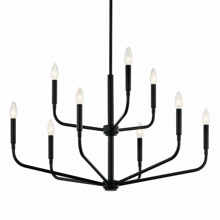 Myhouse Lighting Kichler - 52720BK - Nine Light Chandelier - Madden - Black