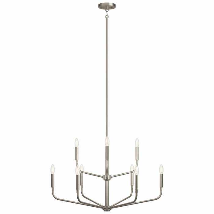 Myhouse Lighting Kichler - 52720NI - Nine Light Chandelier - Madden - Brushed Nickel