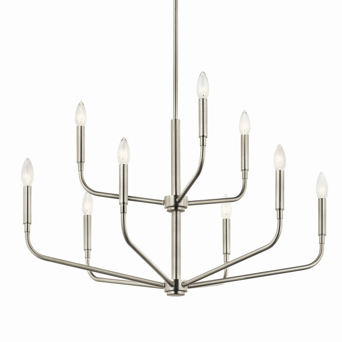 Myhouse Lighting Kichler - 52720NI - Nine Light Chandelier - Madden - Brushed Nickel