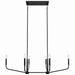 Myhouse Lighting Kichler - 52721BK - Six Light Linear Chandelier - Madden - Black