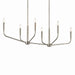 Myhouse Lighting Kichler - 52721NI - Six Light Linear Chandelier - Madden - Brushed Nickel