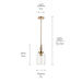 Myhouse Lighting Kichler - 52725CPZ - One Light Mini Pendant - Madden - Champagne Bronze