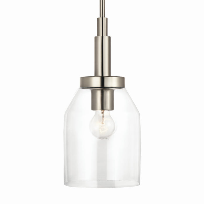 Myhouse Lighting Kichler - 52725NI - One Light Mini Pendant - Madden - Brushed Nickel