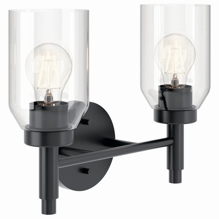 Myhouse Lighting Kichler - 55184BK - Two Light Vanity - Madden - Black