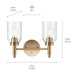 Myhouse Lighting Kichler - 55184CPZ - Two Light Vanity - Madden - Champagne Bronze