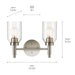 Myhouse Lighting Kichler - 55184NI - Two Light Vanity - Madden - Brushed Nickel