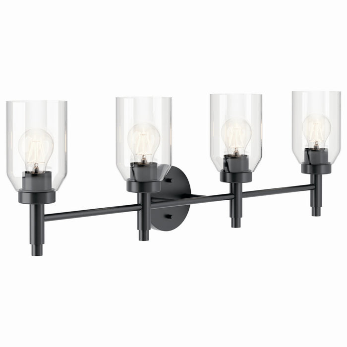 Myhouse Lighting Kichler - 55186BK - Four Light Vanity - Madden - Black