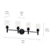 Myhouse Lighting Kichler - 55186BK - Four Light Vanity - Madden - Black