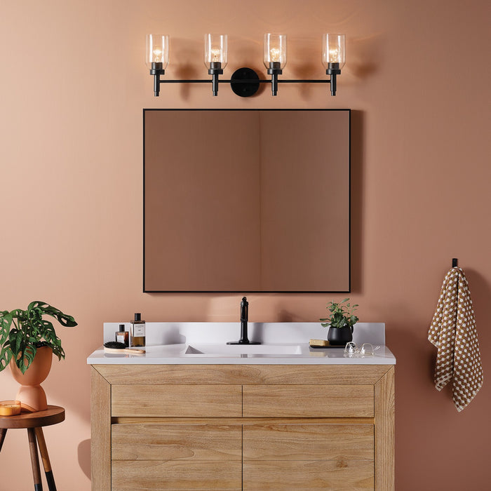 Myhouse Lighting Kichler - 55186BK - Four Light Vanity - Madden - Black